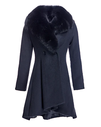 Woolblend Fit and Flare Coat-Maximilian - Image 5