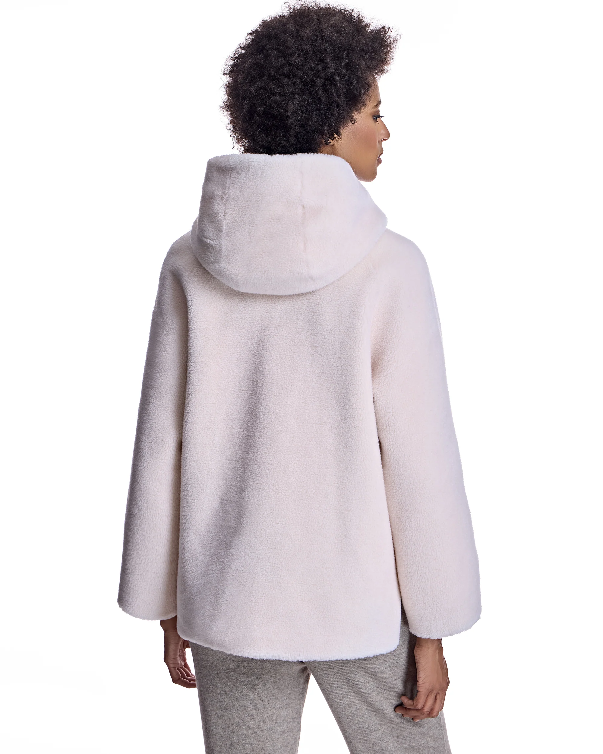 Hooded Lambswool Jacket Maximilian - Image 4