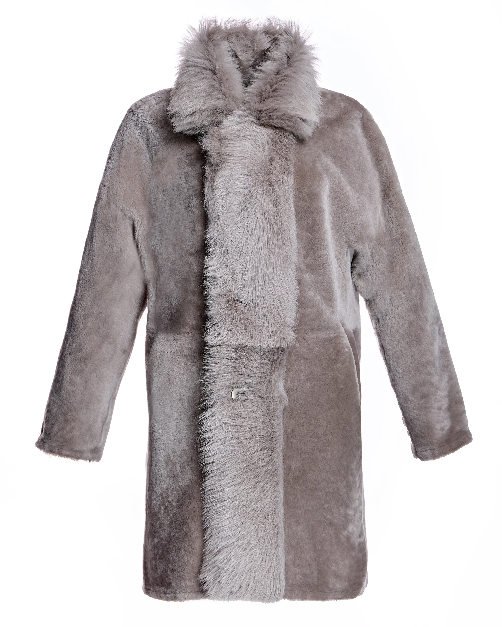 Julia & Stella by Maximilian Reversible Shearling Jacket-Maximilian - Image 9