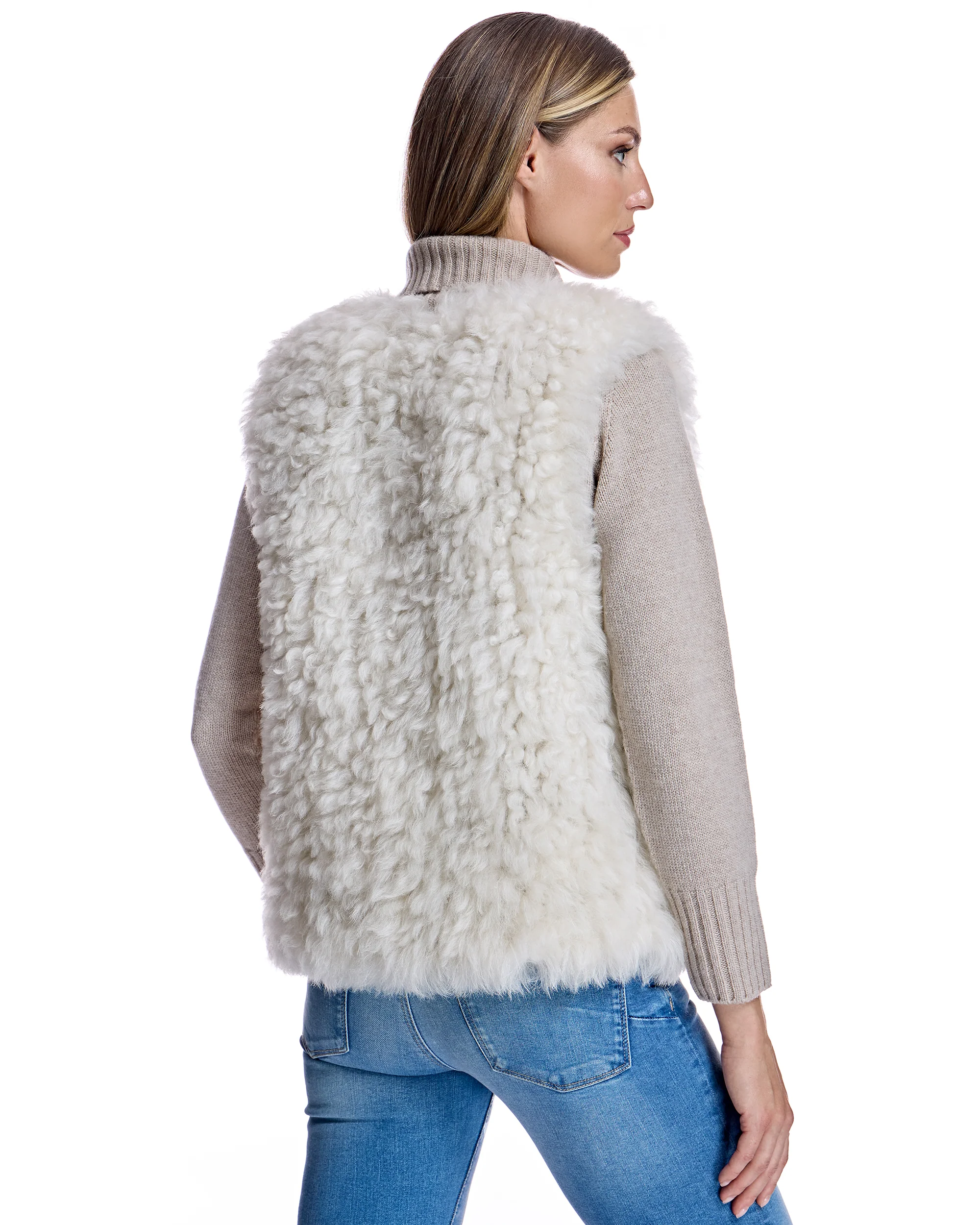 Knitted Lamb Vest - Image 3