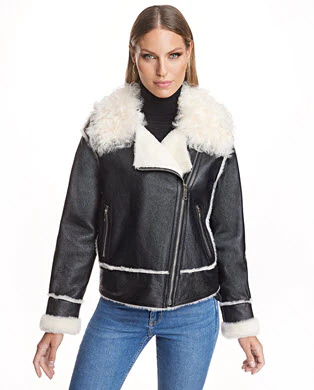 LAMB JACKET WITH TIKRADOR SHEEP COLLAR-Maximilian - Image 2