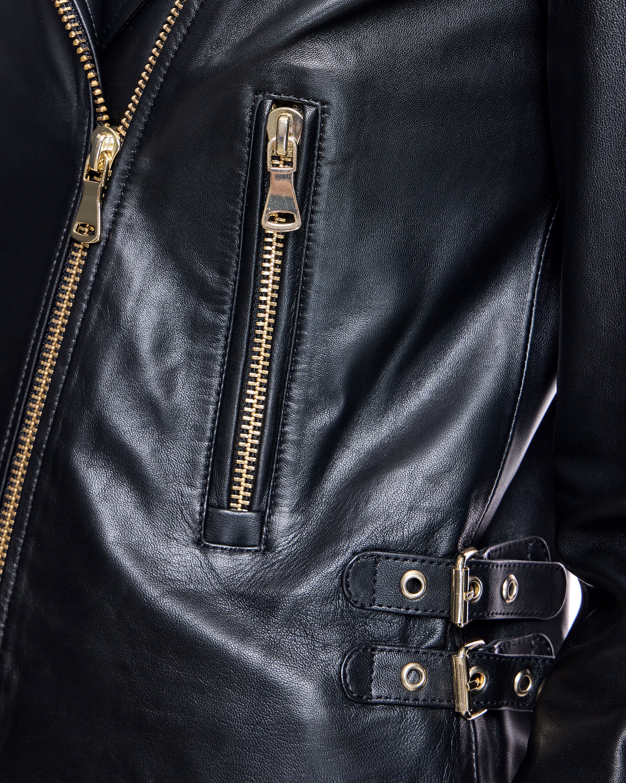 Leather Moto Jacket- Max - Image 3