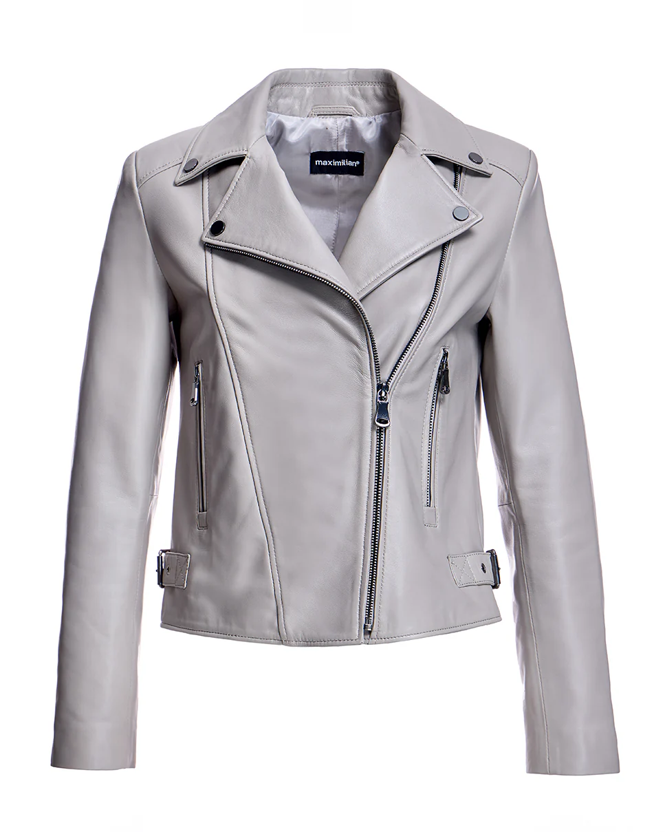Leather Moto Jacket-Maximilian - Image 5