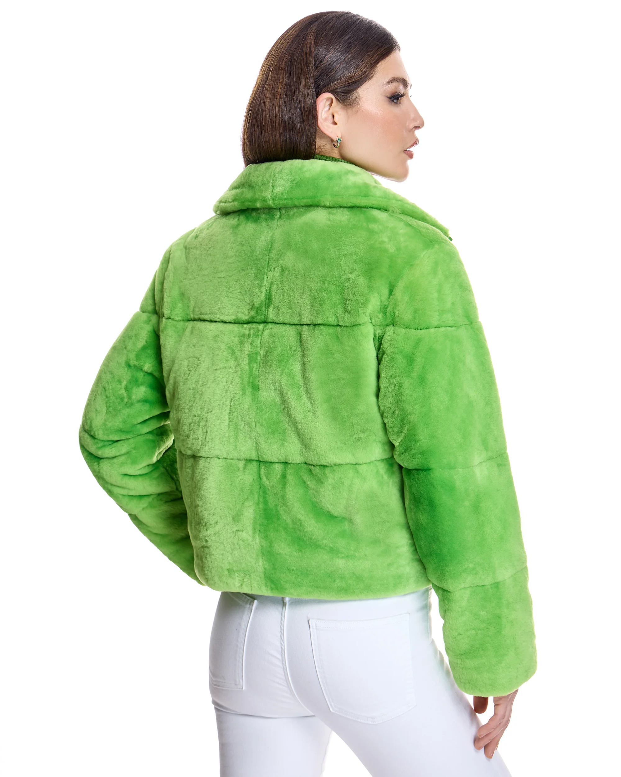 Julia & Stella Shearling Jacket Reversible to Nylon-Maximilian - Image 12