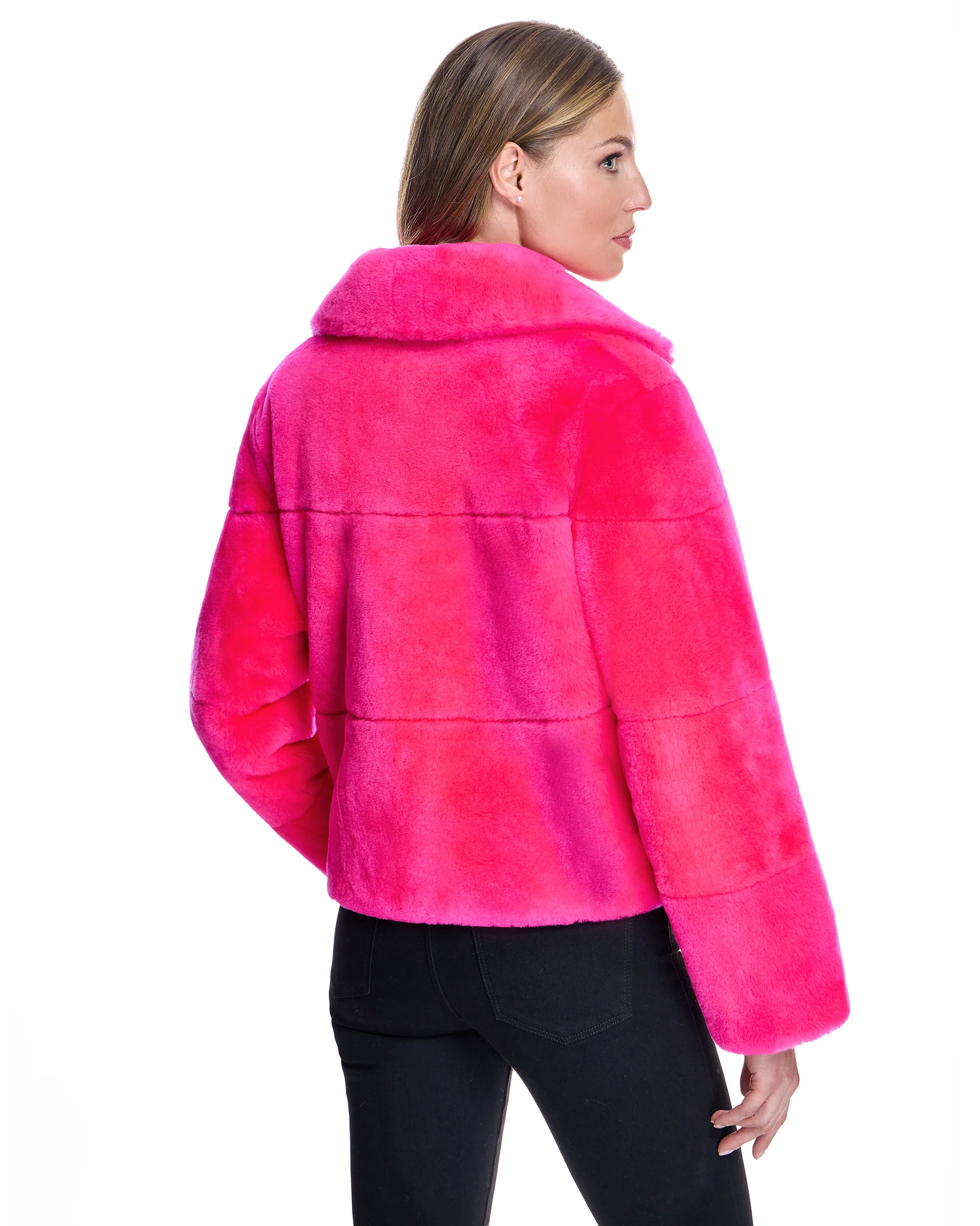 Julia & Stella Shearling Jacket Reversible to Nylon-Maximilian - Image 7