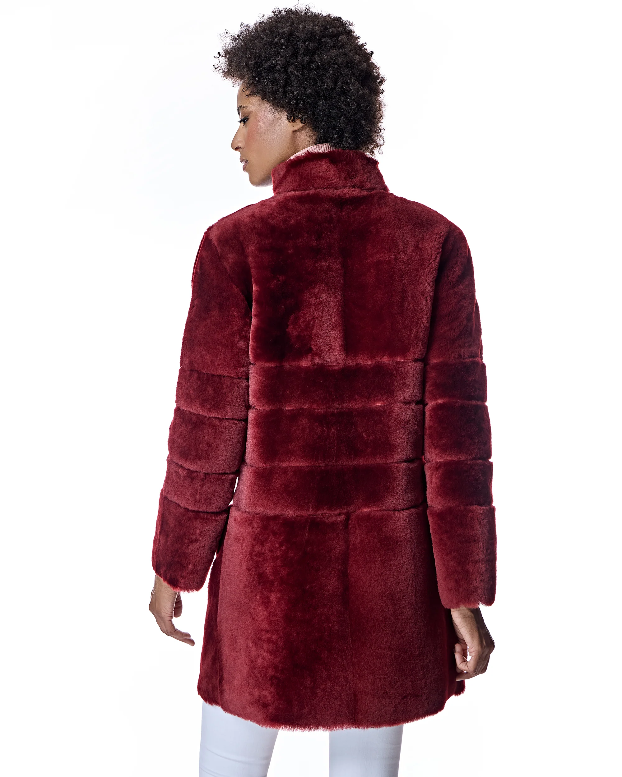 Maximilian Horizontal Shearling Jacket-Maximilian - Image 22