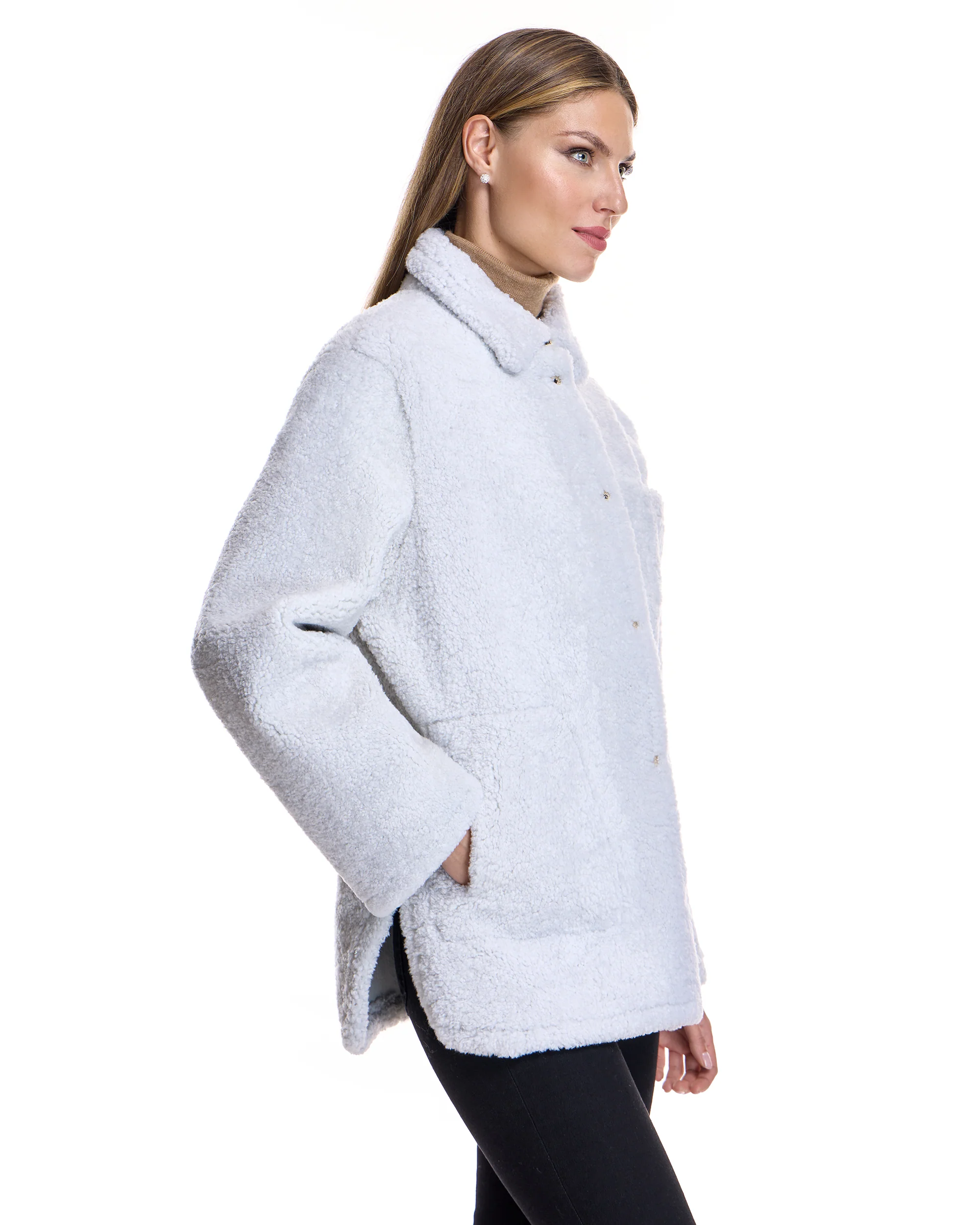 Shearling Shacket - Image 4