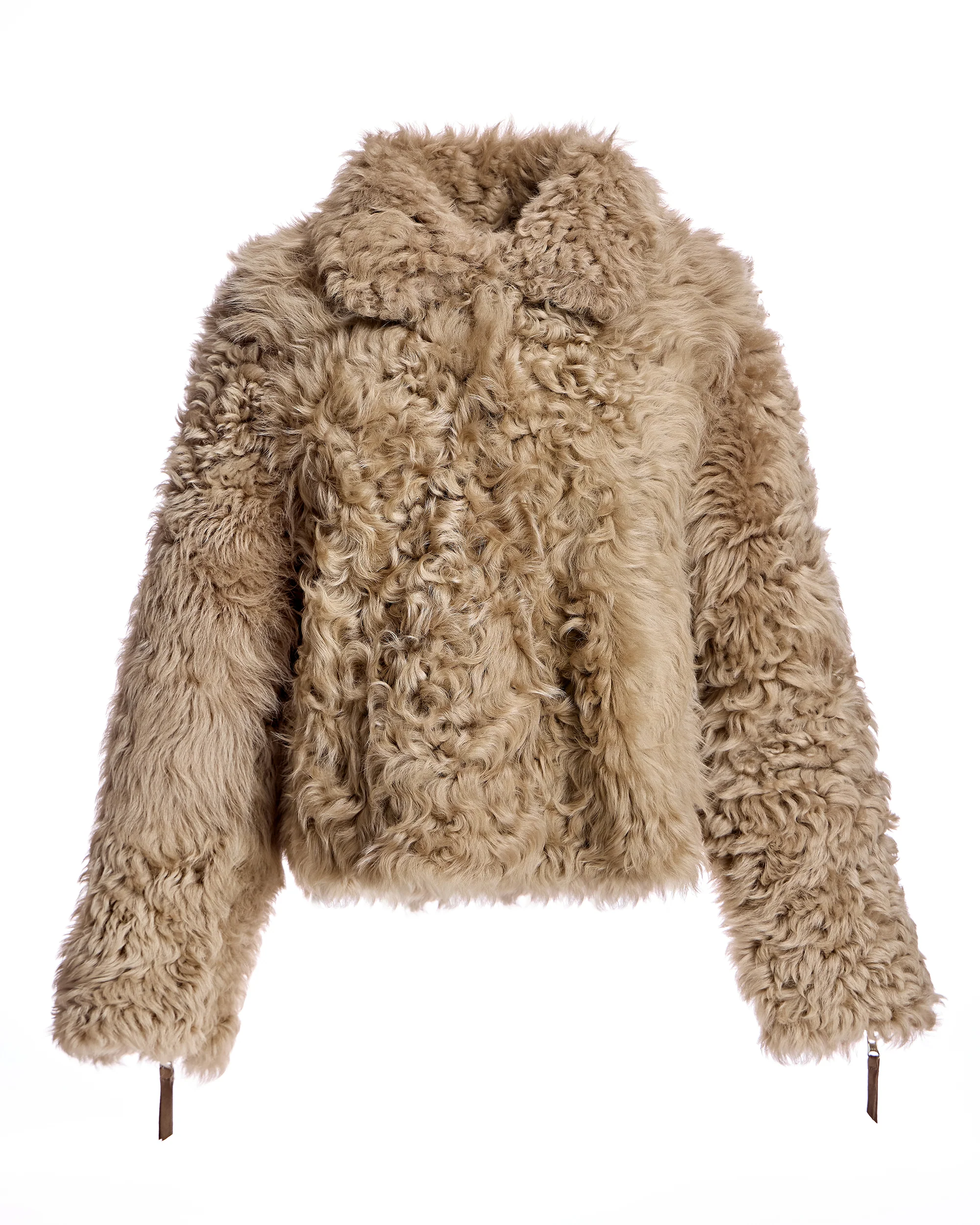 Reversible Curly Lamb Jacket - Image 2